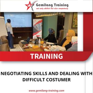 TRAINING NEGOTIATING SKILLS AND DEALING WITH DIFFICULT COSTUMER