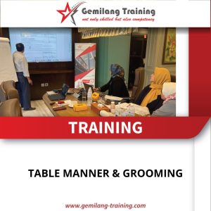 TRAINING TABLE MANNER & GROOMING