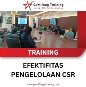 TRAINING EFEKTIFITAS PENGELOLAAN CSR PERUSAHAAN