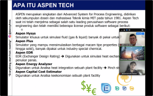 TRAINING HYSYS SIMULASI PROSES TEKNIK KIMIA