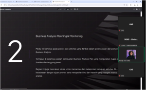 TRAINING IT BUSINESS ANALYSIS