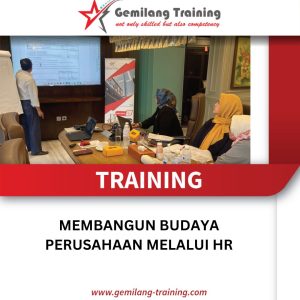 TRAINING MEMBANGUN BUDAYA PERUSAHAAN MELALUI HR