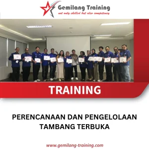 TRAINING PERENCANAAN DAN PENGELOLAAN TAMBANG TERBUKA