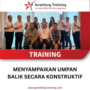 TRAINING MENYAMPAIKAN UMPAN BALIK SECARA KONSTRUKTIF