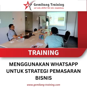 TRAINING MENGGUNAKAN WHATSAPP UNTUK STRATEGI PEMASARAN BISNIS