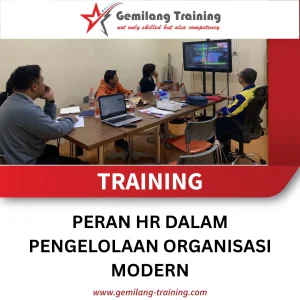 TRAINING PERAN HR DALAM PENGELOLAAN ORGANISASI MODERN