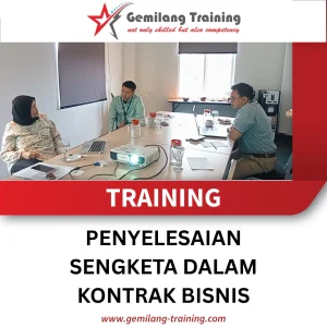 TRAINING PENYELESAIAN SENGKETA DALAM KONTRAK BISNIS