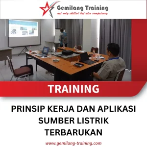 TRAINING PRINSIP KERJA DAN APLIKASI SUMBER LISTRIK TERBARUKAN
