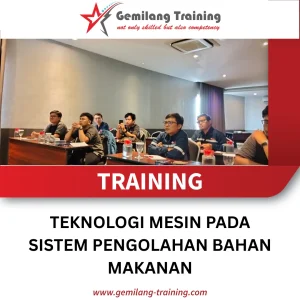 TRAINING TEKNOLOGI MESIN PADA SISTEM PENGOLAHAN BAHAN MAKANAN