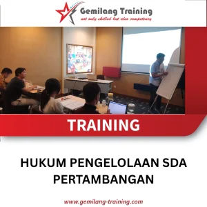 TRAINING HUKUM PENGELOLAAN SDA PERTAMBANGAN