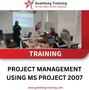 TRAINING PROJECT MANAGEMENT USING MS PROJECT 2007