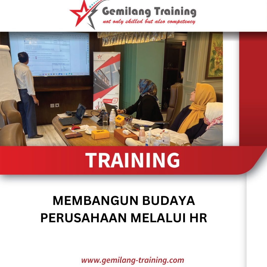 TRAINING MEMBANGUN BUDAYA PERUSAHAAN MELALUI HR