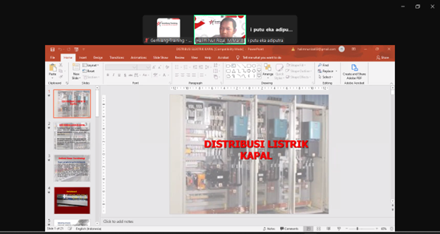 TRAINING ELECTRO TECHNICAL RATING