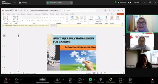 TRAINING AUDIT TREASURY MANAGEMENT FOR BANKING