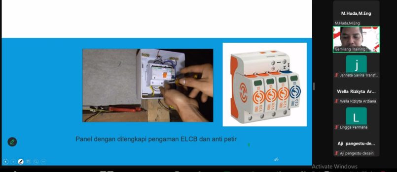 TRAINING TEKNIK INSTALASI & PROTEKSI LISTRIK
