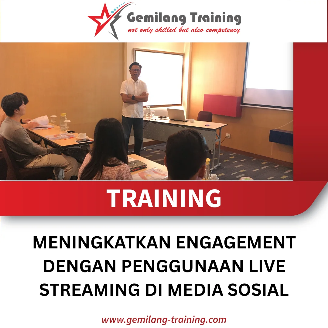 TRAINING MENINGKATKAN ENGAGEMENT DENGAN PENGGUNAAN LIVE STREAMING DI MEDIA SOSIAL