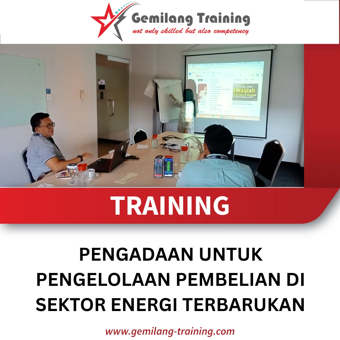 TRAINING PENGADAAN UNTUK PENGELOLAAN PEMBELIAN DI SEKTOR ENERGI TERBARUKAN