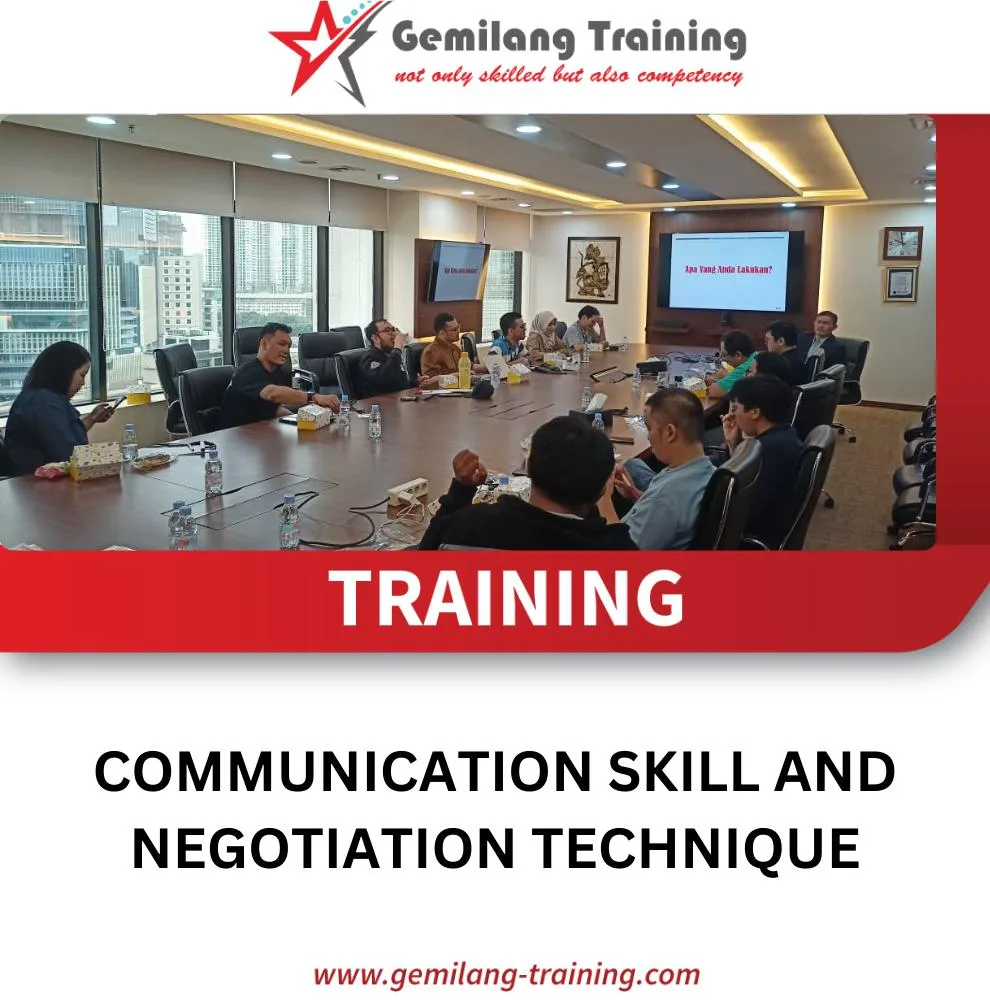 TRAINING COMMUNICATION SKILL AND NEGOTIATION TECHNIQUE